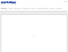 Tablet Screenshot of metalacinko.com